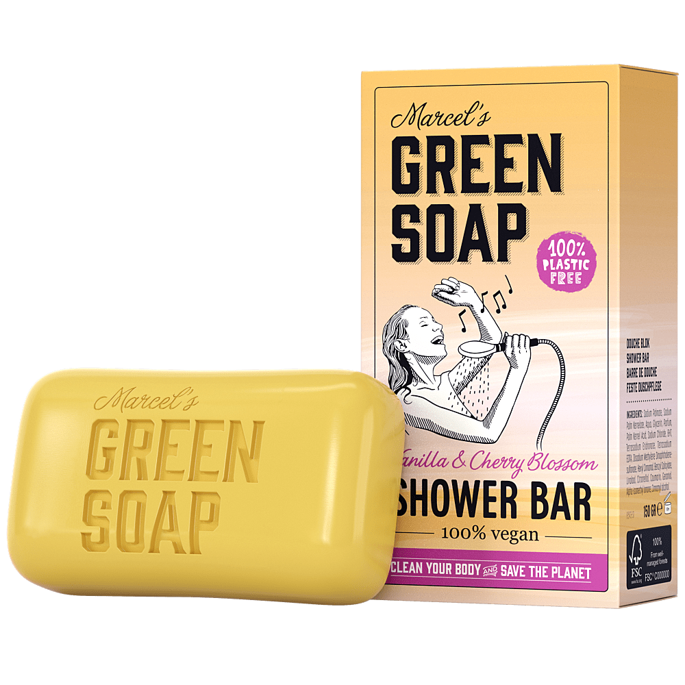 M.Green soap Shower bar vanilla & cherry blossom 150g